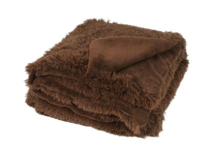 Deka O´LALA PETS Soft dvouvrstvá hnědá 200x155cm