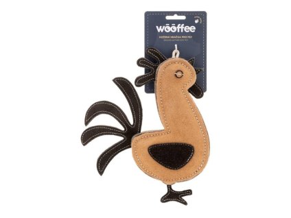 Hračka WOOFFEE pravá kůže - Kohout 24,5cm