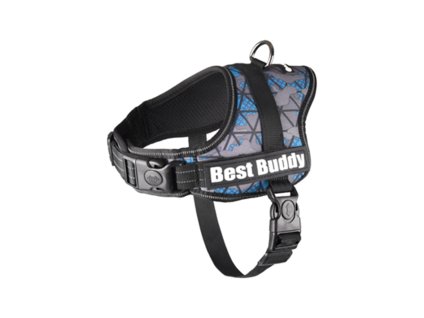 Postroj FLAMINGO Best Buddy Pluto kamufláž (M) 3,8x60-80cm