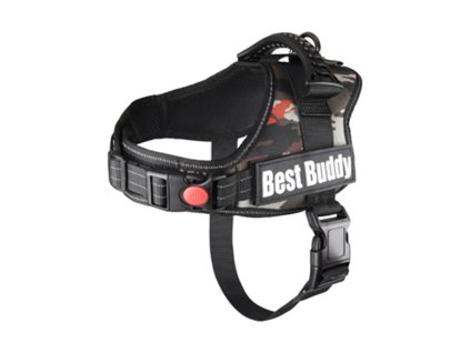 Postroj FLAMINGO Best Buddy Pluto džungle (XS) 2,5x40-55cm