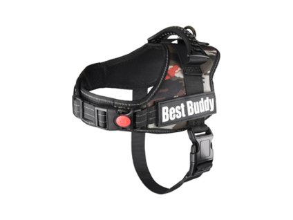 Postroj FLAMINGO Best Buddy Pluto džungle (M) 3,8x60-80cm