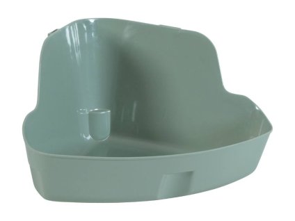 Toaleta pro hlodavce ZOLUX Neolife rohová zelená 21x42x31cm