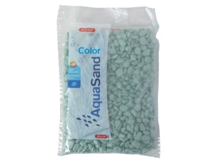 Akvarijní štěrk ZOLUX EKAI Color zelený 1kg (DOPRODEJ)