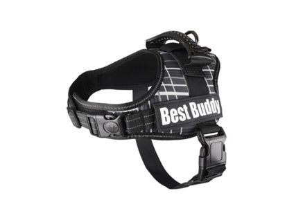 Postroj FLAMINGO Best Buddy Pluto černá síť (XL) 5x80-100cm