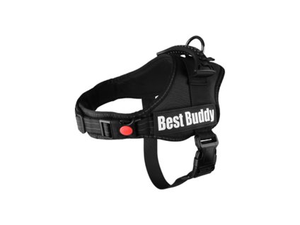 Postroj FLAMINGO Best Buddy Pluto černý (XS) 2,5x40-55cm