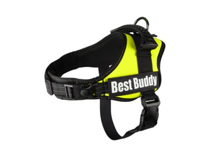 Postroj FLAMINGO Best Buddy Pluto neonový (S) 2,5x50-70cm