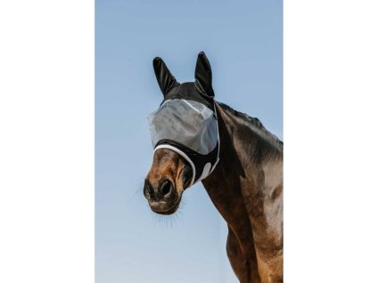 Maska proti hmyzu EQUITHEME Soft 50% UV silver PONY