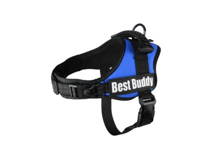 Postroj FLAMINGO Best Buddy Pluto modrý (M) 3,8x60-80cm