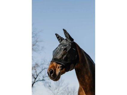 Maska proti hmyzu EQUITHEME Soft 50% UV černá COB