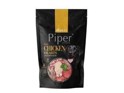 Kapsička PIPER s kuřecími srdíčky a špenátem 500g