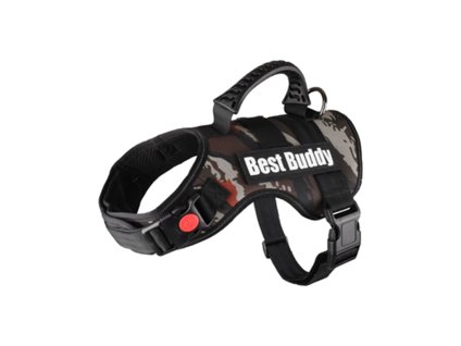 Postroj FLAMINGO Best Buddy Uranus džungle (S) 2,5x50-70cm