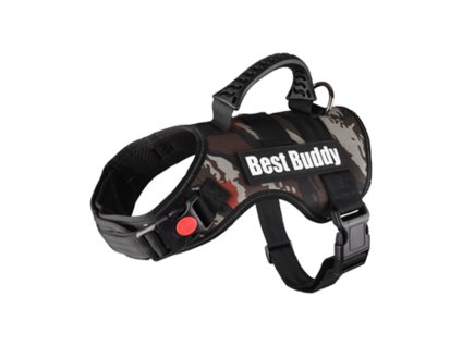 Postroj FLAMINGO Best Buddy Uranus džungle (M) 3,8x60-80cm