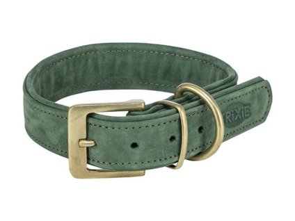 Obojek TRIXIE Pure kožený šalvějový (S-M) 31-37x3cm