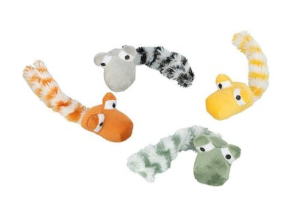 Hračka pro kočky TRIXIE - dráček s catnipem 20cm (MIX BAREV)