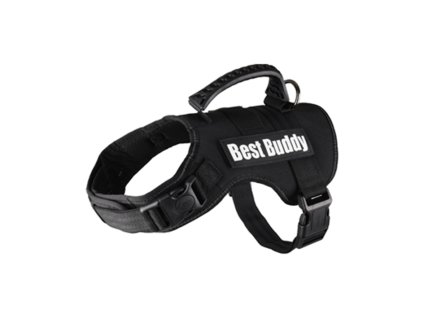 Postroj FLAMINGO Best Buddy Uranus černý (XXL) 5x95-130cm