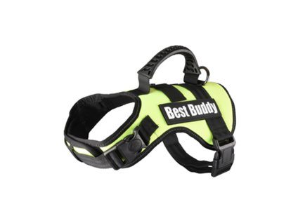 Postroj FLAMINGO Best Buddy Uranus neonový (XL) 5x80-115cm