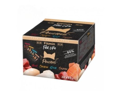 Kapsička FITMIN For Life Cat Multipack 24x85g