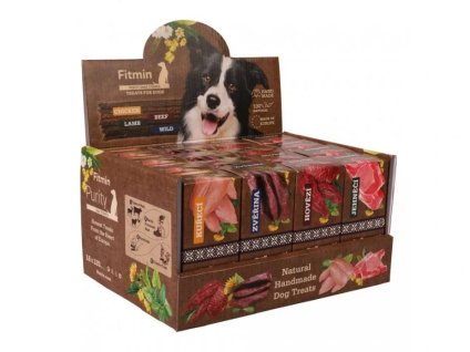 FITMIN Purity Snax Stripes box 4 příchutě 16x120g