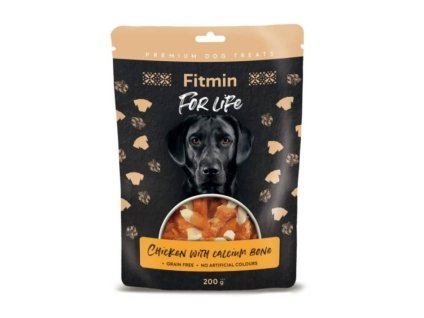 FITMIN For Life Treat Chicken with Calcium Bone 200g