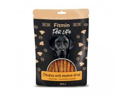FITMIN For Life Treat Chicken with Rawhide Stick 200g