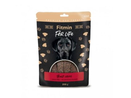 FITMIN For Life Treat Beef Chips 200g