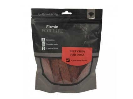 FITMIN For Life Treat Beef Chips 400g