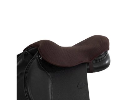 Potah na posedlí ACAVALLO Gel Jump Dri-Lex 20mm brown (L)