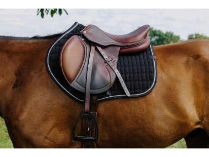 Všestranná podsedlová dečka EQUITHEME Eclat black VS