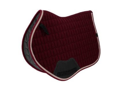 Všestranná podsedlová dečka EQUITHEME Eclat burgundy VS
