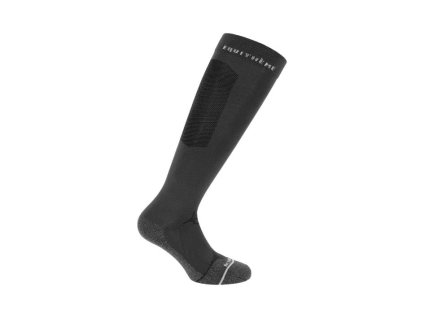 Podkolenky EQUITHEME Technic dark grey (39-41)