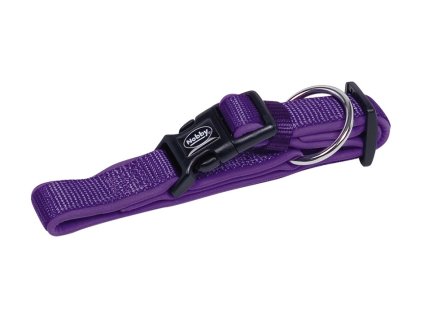 Obojek NOBBY Classic Preno neoprenový fialový (L/XL) 50-65cm