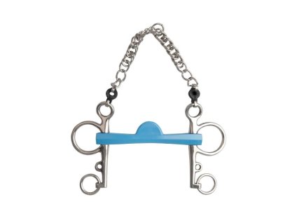 Udidlo pelham METALAB Flexi modré 130mm