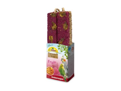 JR FARM Birds tyčinka proteinová s ovocem a larvami bource morušového 150g