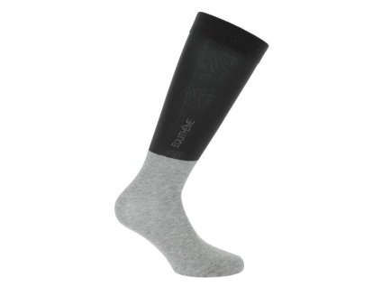 Podkolenky EQUITHEME Compet anthracite/light grey (31-35)