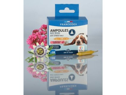 FRANCODEX Anti-stress lahvičky pro psy a štěňata 18x1ml