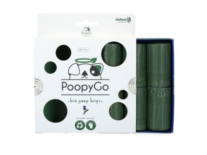Sáčky na výkaly POOPYGO Eko s vůní levandule 33x21cm 8x15ks