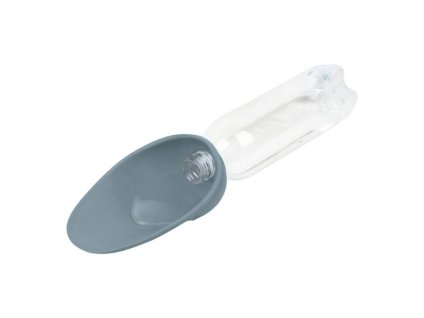 Pítko na PET lahev WAUDOG silikonové šedé 16,5x9cm (DOPRODEJ)