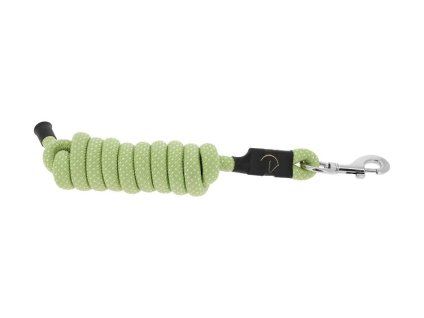 Vodítko EQUITHEME Spring light green/white