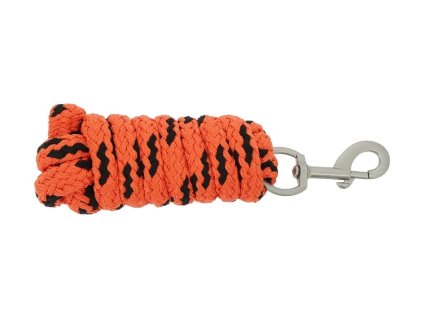 Vodítko EQUITHEME Jacquard orange