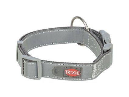 Postroj TRIXIE Premium Reflect reflexní grafit (L-XL) 68-100x2,5cm