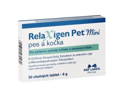 NBF LANES Relaxigen Pet Mini pro psy a kočky 20tbl