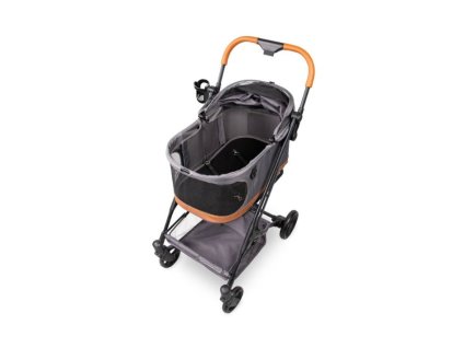 Kočárek pro psy a kočky WONDERFOLD P2 Graphite Grey 3v1 (do max 9kg)