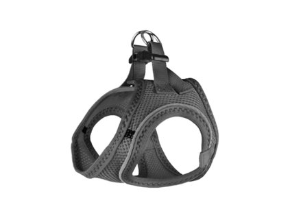 Postroj FLAMINGO Step & Go Bento šedý (XS) 30-32cm