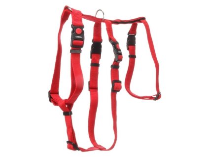 Postroj FLAMINGO Zera bezpečnostní červený (M) 45-65x55-70x42-67cm (2cm)