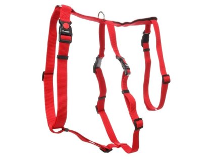 Postroj FLAMINGO Zera bezpečnostní červený (XL) 70-110x85-120x65-114cm (2,5cm)