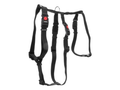 Postroj FLAMINGO Zera bezpečnostní černý (M) 45-65x55-70x42-67cm (2cm)