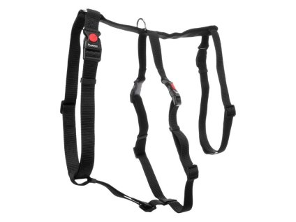 Postroj FLAMINGO Zera bezpečnostní černý (XL) 70-110x85-120x65-114cm (2,5cm)