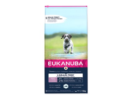 EUKANUBA Grain Free Puppy Large & Giant Ocean Fish 12kg