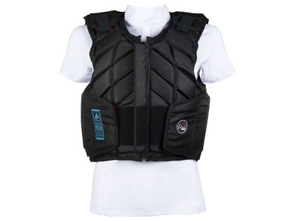 Dětská bezpečnostní vesta HKM Easy Fit black (S) (DOPRODEJ)