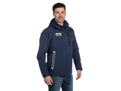 Pánská nepromokavá bunda HKM Derby blue (L)